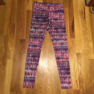 Alo Airbrush Legging - Pink/Purple Tie Dye